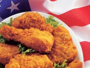 دجاج محمر على الطريقة الامريكية